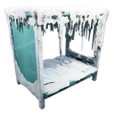 Symbol für Gegenstand "Schneebedecktes Bett"