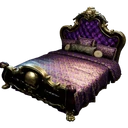 Ikona dla przedmiotu "Gotyckie welurowe łóżko kapitańskie"