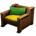 Symbol für Gegenstand "Olivenholz-Sessel"