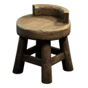 Icono del item "Taburete de bar de arce"