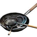 Icono del item "Conjunto de wok de hierro"
