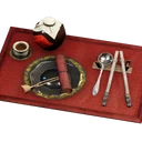 Icono del item "Servicio de mesa rojo rubí"