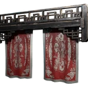 Icono del item "Cenefa brocada rojo rubí"
