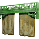 Icono del item "Cenefa brocada de oro blanco"