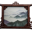 Icono del item "Cuadro «Amanecer en las montañas occidentales»"