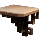 Icono del item "Estante de pedestal de teca"