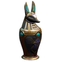 Icono del item "Vaso canopo de Anubis egipcio"