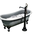 Icona per articolo "Vasca da bagno con zanne e piedi artigliati"