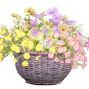 Icono del item "Bañera de flores primaveral"