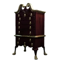 Icon for item "Black-lacquered Tall Dresser"