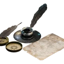 Icono del item "Conjunto de escritura de capitán"