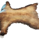 Icono del item "Alfombra de piel de oso marrón"