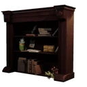 Icono del item "Librería pequeña de caoba"