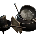Symbol für Gegenstand "Kochtopfset"