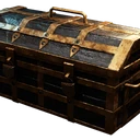 Icono del item "Cofre de almacenamiento de acero dorado"