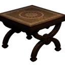 Icono del item "Estante de madera de nogal con mosaicos"