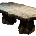 Icône de l'objet "Table en souche d'arbre"