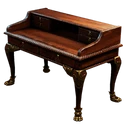 Ikona dla przedmiotu "Wypolerowane biurko z wolutą"