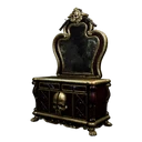Icono del item "Mesa de tocador barnizada de negro"