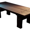 Symbol für Gegenstand "Großer Mahagoni-Tisch"