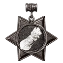 Icono del item "Amuleto de manopla de hielo de acero reforzado"