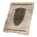 Icon for item "Pattern: Dryad's Kite Shield"