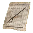 Icon for item "Pattern: Graverobber's Rapier"