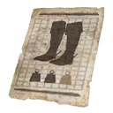 Icon for item "Pattern: Primal Husk Boots"