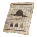 Icon for item "Pattern: Primal Husk Hat"