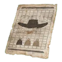 Icono del item "Sombrero de tela de flagelo de espíritus del bosque"