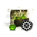 Icône de l'objet "Pack moyen de potions anti-Terre enragée IV"