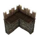 Icon for item "Wall T4 Rampart Corner In"