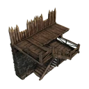 Icono del item "Escaleras de muralla de muro C4"