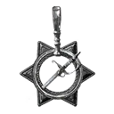 Symbol für Gegenstand "Verstärkter Rapieranhänger (Sternenmetall)"