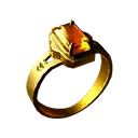 Ikona dla przedmiotu "(nadrzewność) Pierścień z bursztynem"