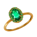 Symbol für Gegenstand "Gehärtet Smaragd-Ring"
