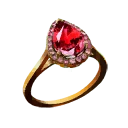 Symbol für Gegenstand "Feuerfest Rubin-Ring"
