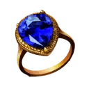 Symbol für Gegenstand "Ermächtigt Saphir-Ring"