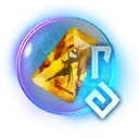 Icon for item "Runeglass of Electrified Amber"