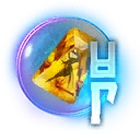 Icon for item "Runeglass of Sighted Amber"