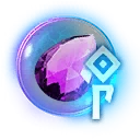 Icono del item "Cristal rúnico de amatista ardiente"