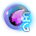Icono del item "Cristal rúnico de amatista de drenaje"