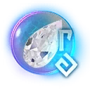 Icono del item "Cristal rúnico de diamante electrificado"