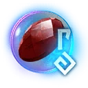 Icon for item "Runeglass of Electrified Jasper"