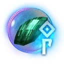 Icon for item "Runeglass of Ignited Malachite"