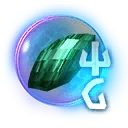 Ikona dla przedmiotu "Szkło runiczne energetyzującego malachitu"