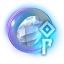 Icono del item "Cristal rúnico de piedra de luna ardiente"