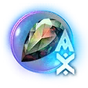 Symbol für Gegenstand "Runenglas des baumartigen Opals"