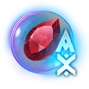 Icono del item "Cristal rúnico de rubí arbóreo"