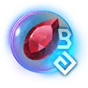 Icono del item "Cristal rúnico de rubí abisal"